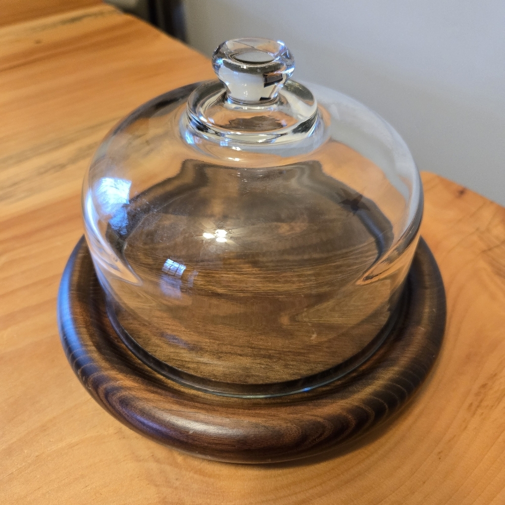Vintage Goodwood Cheese Dome with Glass Cloche